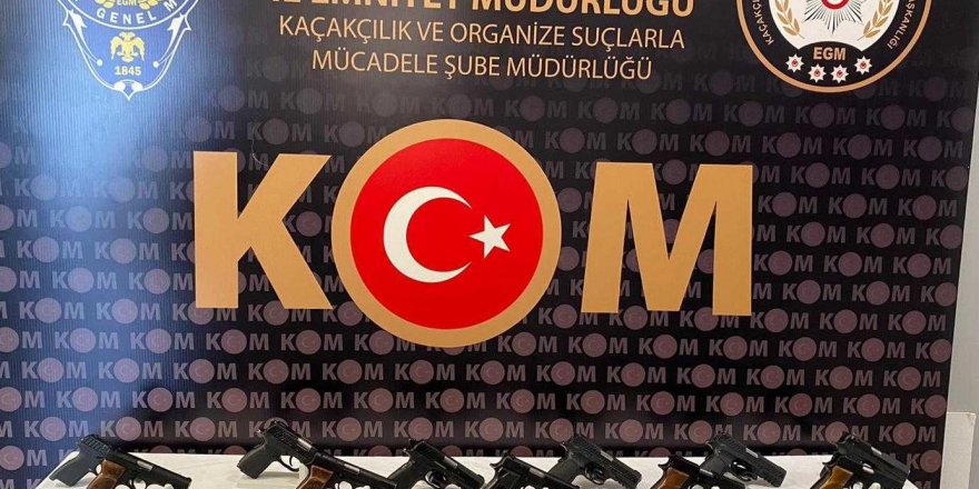 Antalya’da yasa dışı silah ticareti operasyonunda 3 tutuklama