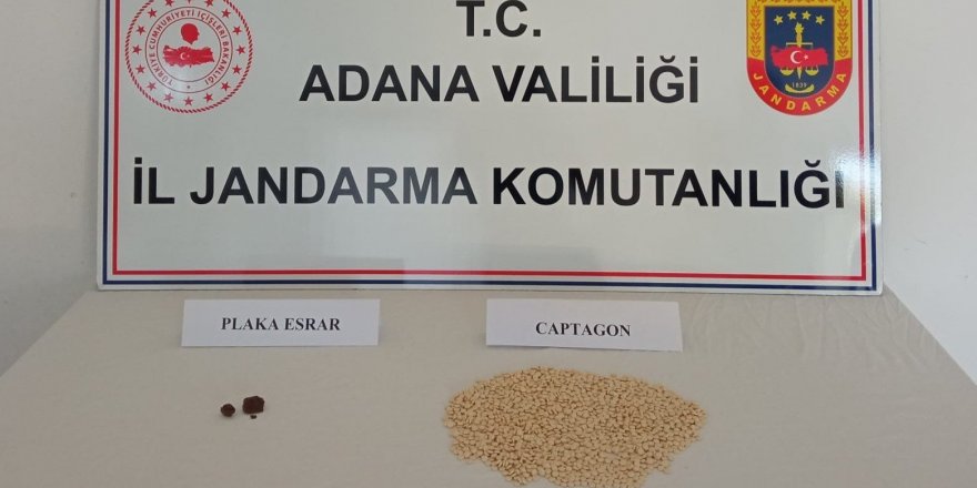 Adana’da uyuşturucu hap operasyonu