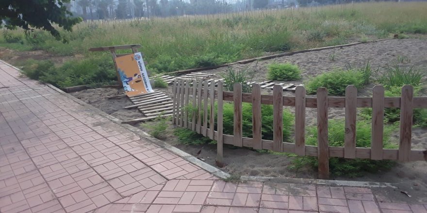 Mezitli’de Köpek Gezdirme Alanına Saldırı Yapıldı