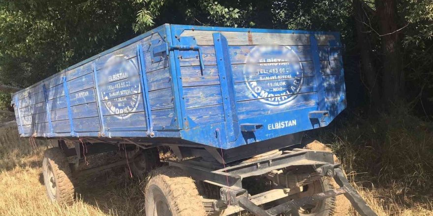 Buğday yüklü römorku çalan 3 şüpheliden 1’i yakalandı