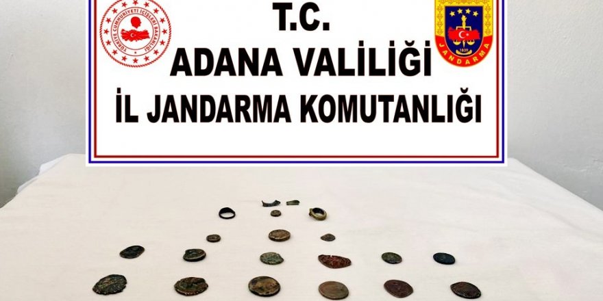 Adana’da 20 tarihi obje ele geçirildi