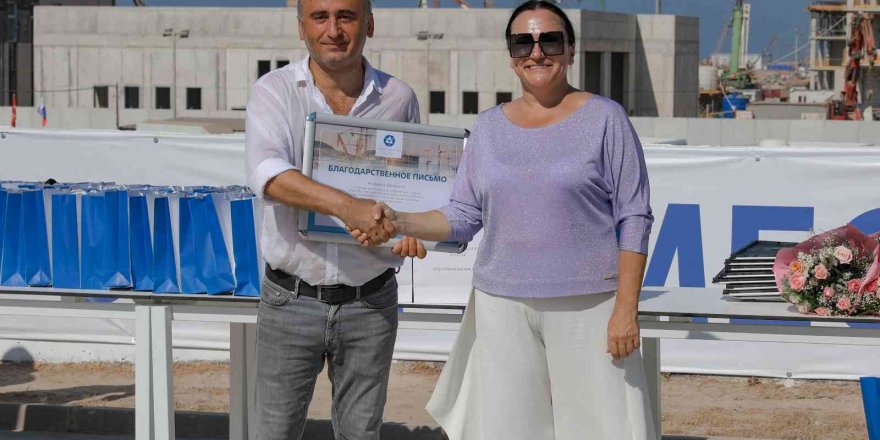 Akkuyu NGS sahasında Türk inşaatçılar ödüllendirildi