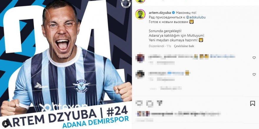 Artem Dzyuba: "Yeni meydan okumaya hazırım"