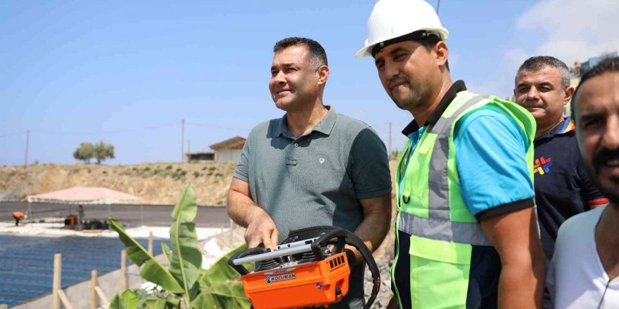 Mahmutlar Kültür Merkezi inşaatında ilk beton döküldü