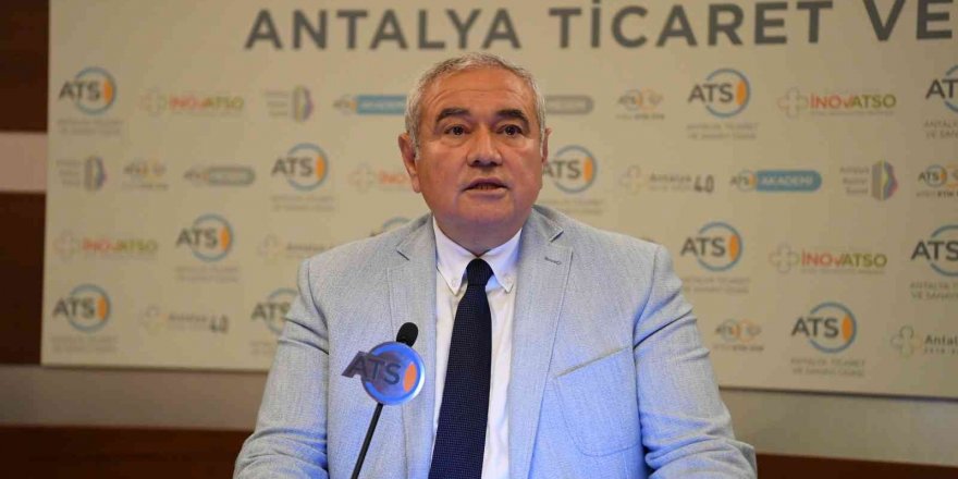 ATSO Başkanı Davut Çetin: "Antalya’yı akıllı bir kent yaparsak Antalya ekonomisi tutulamaz"