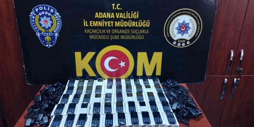 Adana’da kaçakçılık operasyonu