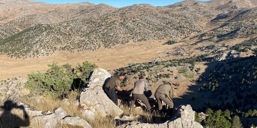 Yasadışı avda kullanılan gümeleri dronla bulup imha ettiler