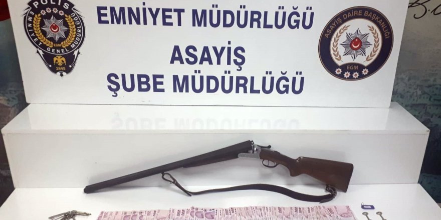 Hatay’da pompalı tüfekle hırsızlık yapan şüpheli yakalandı