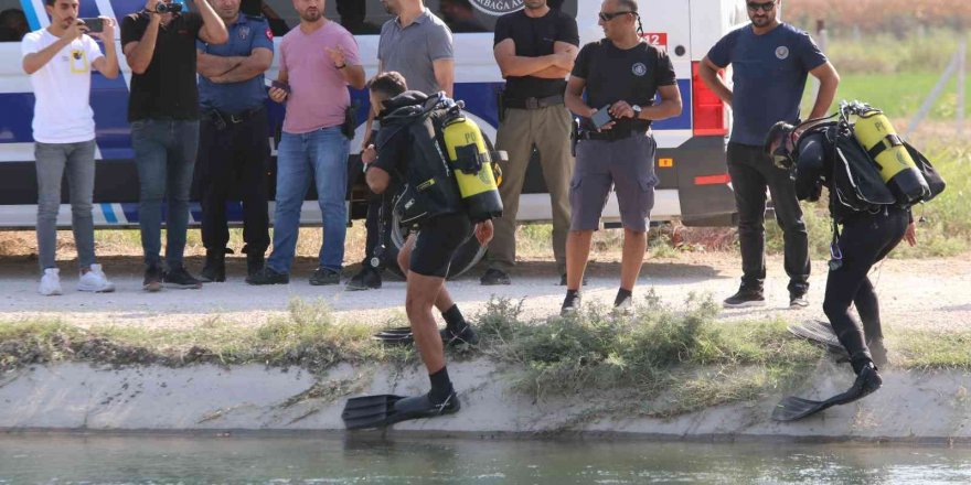 Sulama kanalında kayboldu