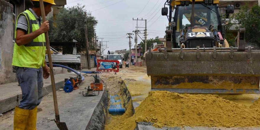 MESKİ, Tarsus’ta içme suyu şebekelerini yeniliyor