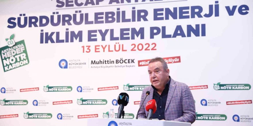 Büyükşehir Belediyesi Sürdürülebilir Enerji ve İklim Eylem Planı’nı açıkladı