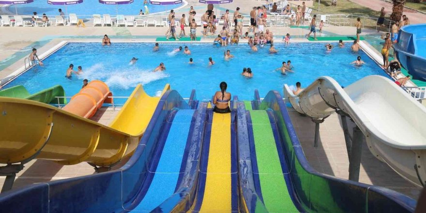 Mezitli Belediyesinin Aquapark’ndan 36 bin kişiyi faydalandı