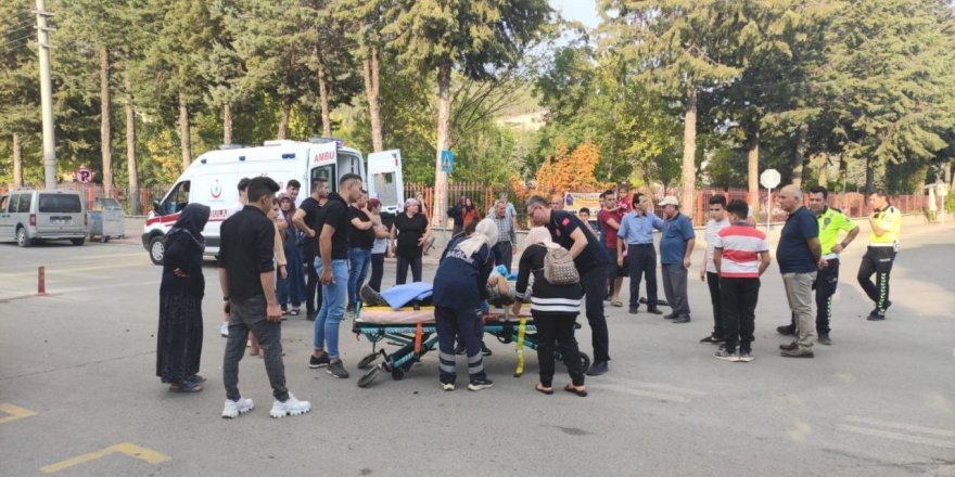 Burdur’da trafik kazası: 1 yaralı