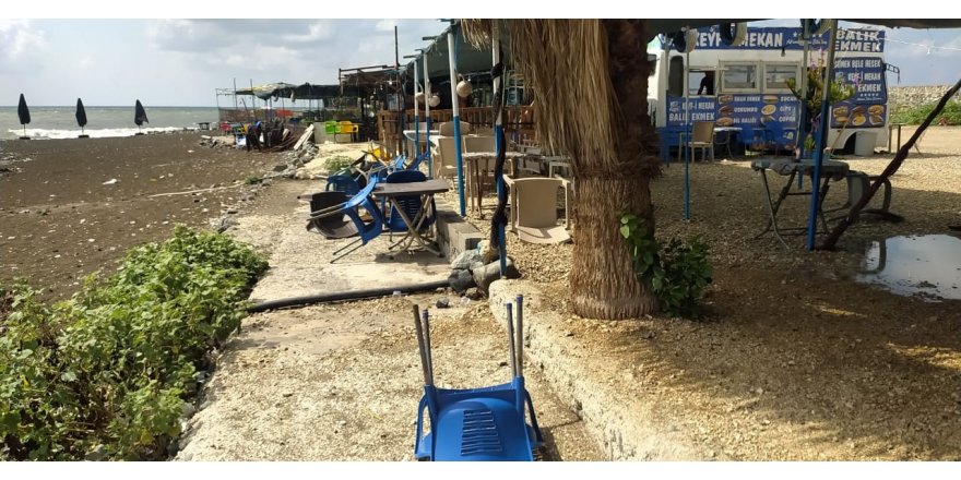 Hatay’da hortum korkuttu