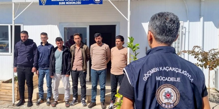 Osmaniye’de 6 düzensiz göçmen yakalandı