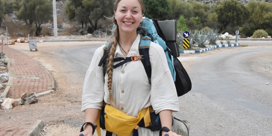 Rus Turist, Likya Yolu'nu Tek Başına Yürüyecek