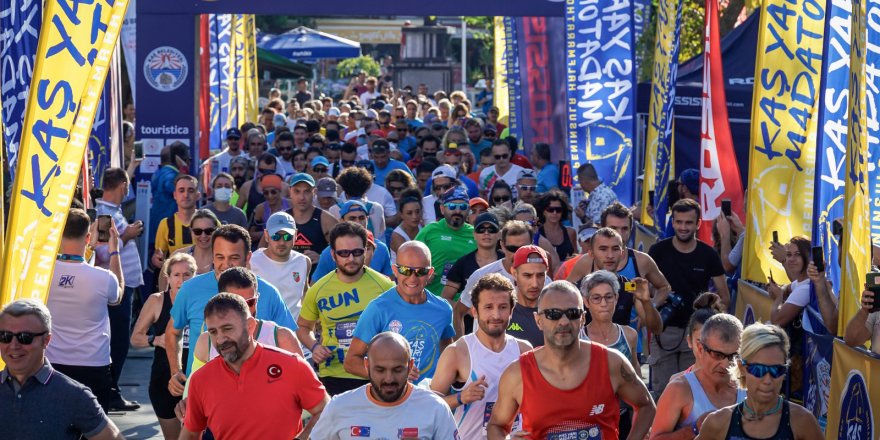 Kaş Yarı Maraton heyecanı