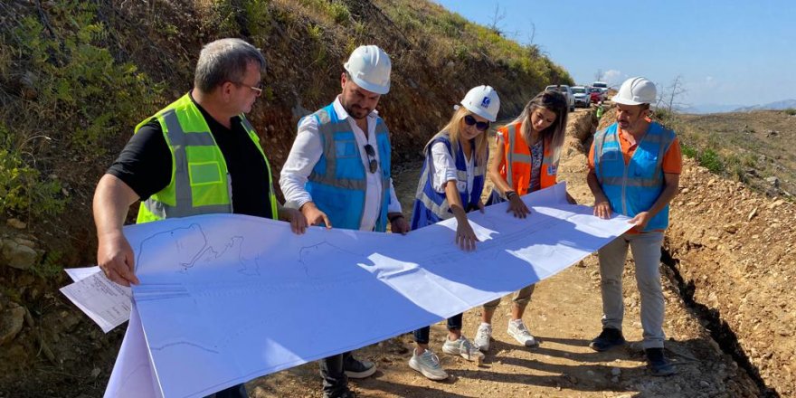 Akseki ve Gündoğmuş'ta yanan içme suyu hatları yenileniyor