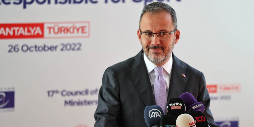 Bakan Kasapoğlu: Dünyanın en modern tesis alt yapısına sahibiz