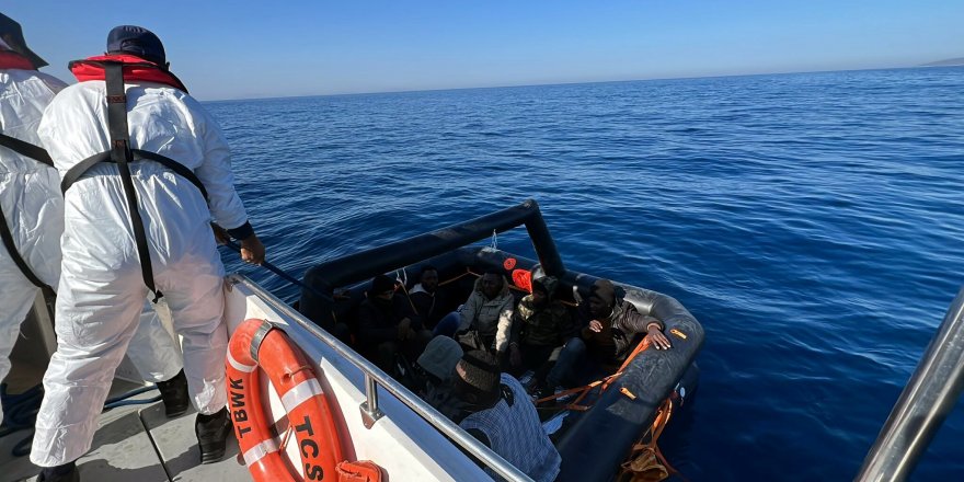Bodrum'da Yunanistan'ın geri ittiği 9 göçmen kurtarıldı