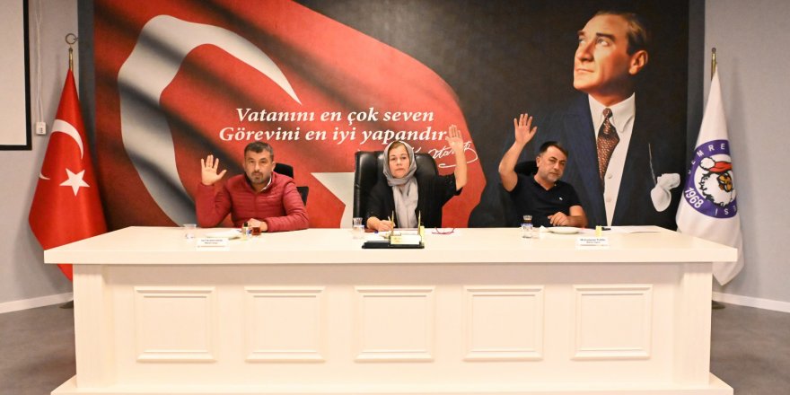 Demre Belediyesi'nde kasım meclisi