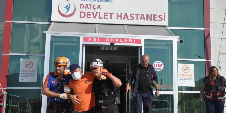 Datça Devlet Hastanesi'nde deprem, yangın ve tahliye tatbikatı