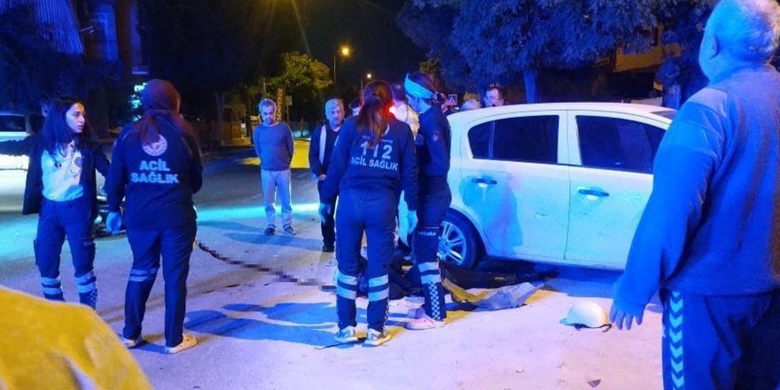 Otomobil ile çarpışan motosikletli Hatice öldü, arkadaşı yaralı