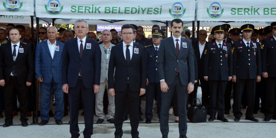 Serik'te Atatürk'ü Anma programı
