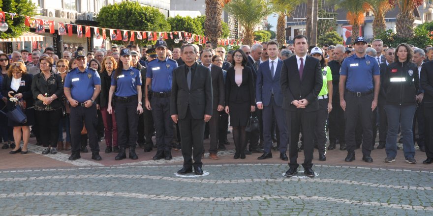 Gazipaşa'da 10 Kasım töreni