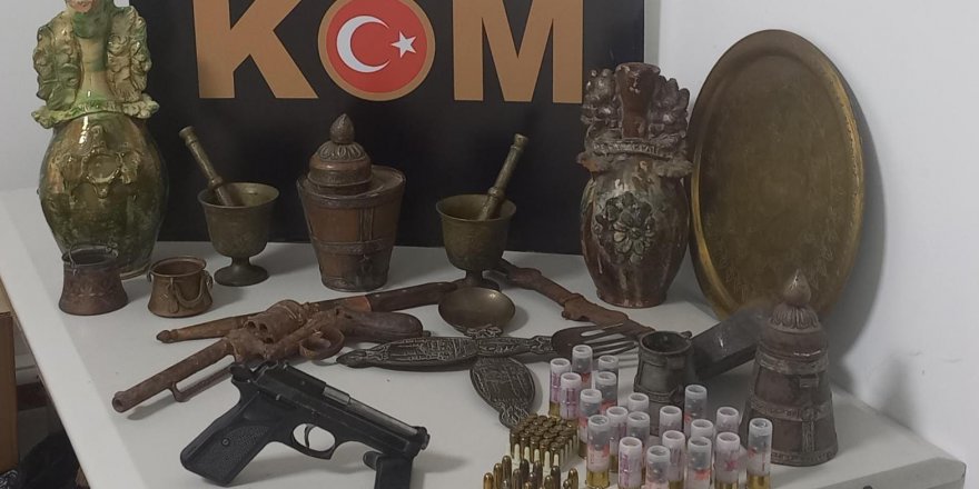 Bodrum'da tarihi eser operasyonunda 1 gözaltı