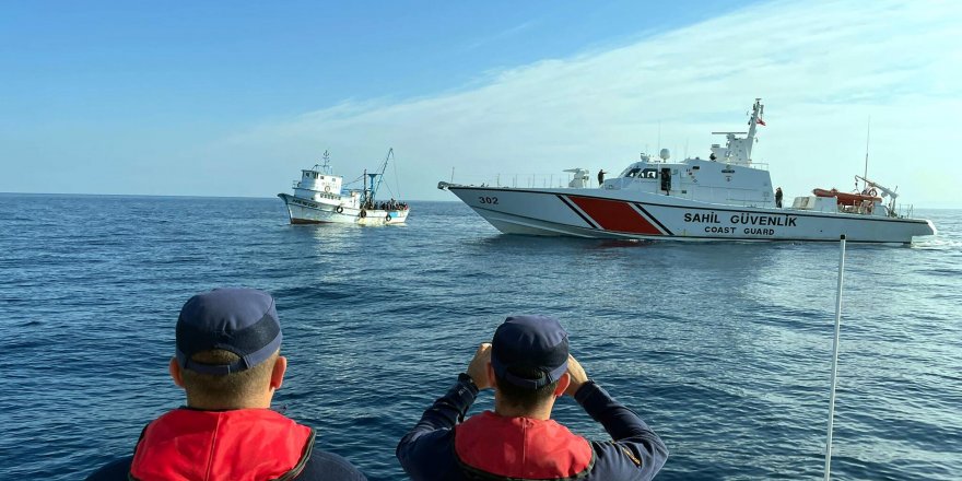 Bodrum'da 141 kaçak göçmen kurtarıldı, 16 kaçak göçmen yakalandı
