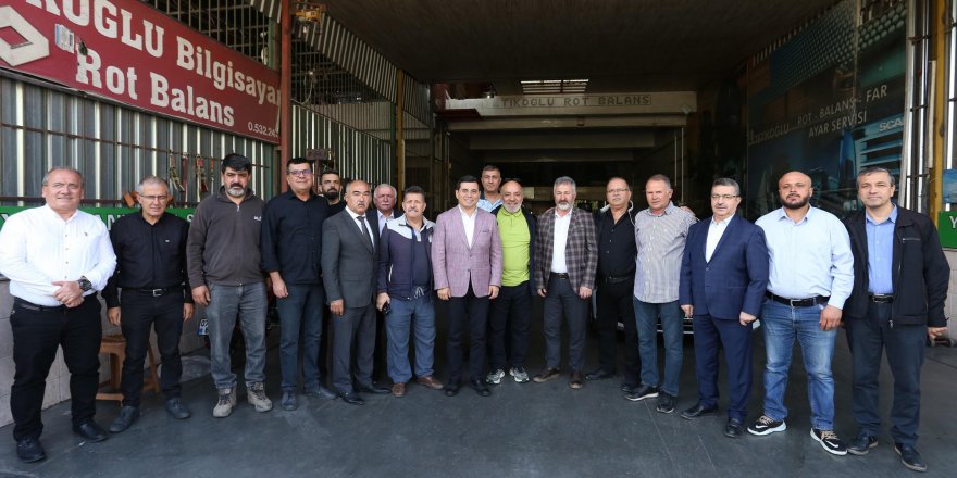 Tütüncü'den Yeşil Akdeniz Sanayi Sitesi'ne tapu müjdesi