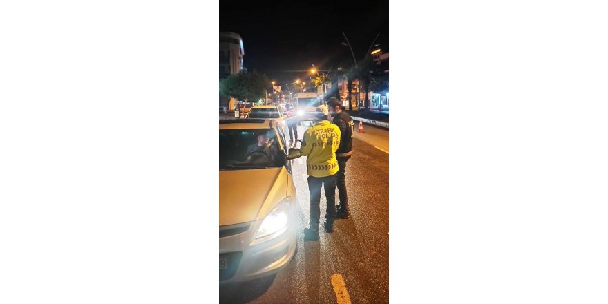 Antalya Polisi'nden 7 ilçede eş zamanlı denetim