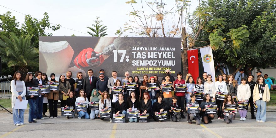 Alanya Uluslararası Taş Heykel Sempozyumu sona erdi