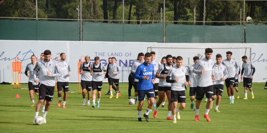 Trabzonspor'un Antalya kampı sürüyor