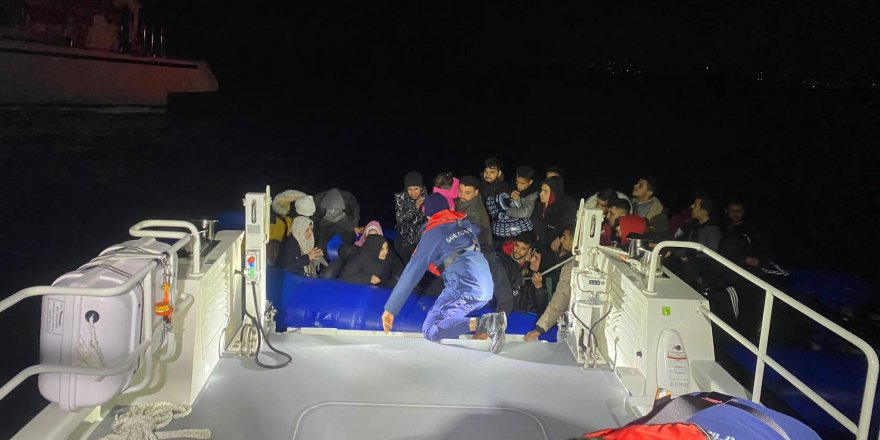 Bodrum açıklarında 37 kaçak göçmen yakalandı