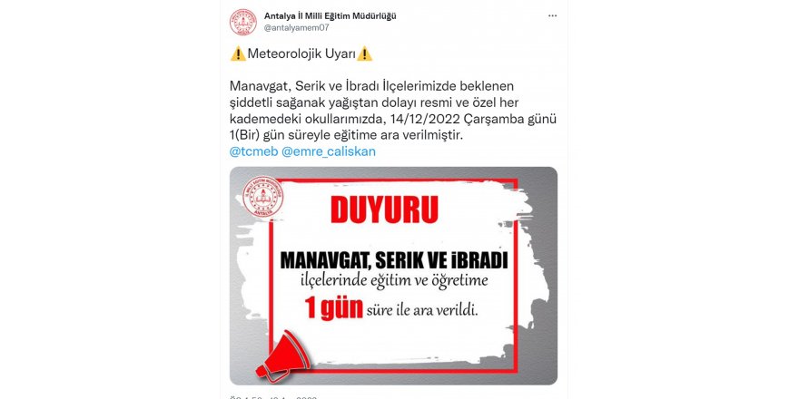 Meteoroloji'den Antalya'ya 'turuncu kod' uyarısı (2)