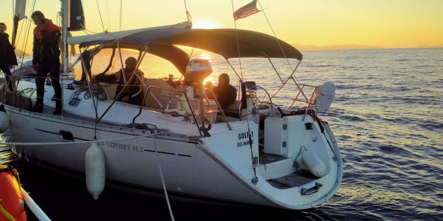 Bodrum'da 75 kaçak göçmen ile 2 organizatör yakalandı