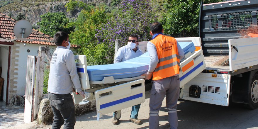 Büyükşehir'in hasta yatakları derman oluyor