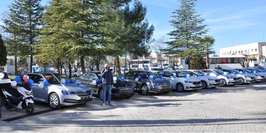 Muğla Emniyeti'ne 37 araç desteği