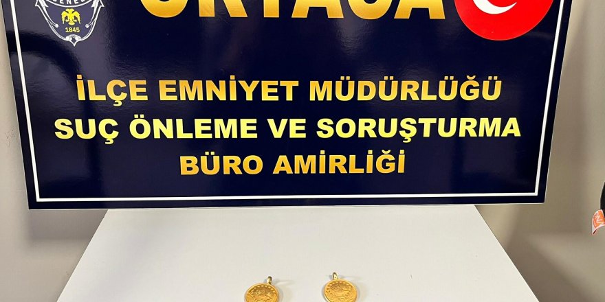 Evinde çaldığı 115 bin liralık altınlarla yakalandı