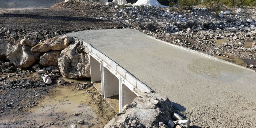Kırkkavak'ta tarım alanlarına ulaşım kolaylaştı