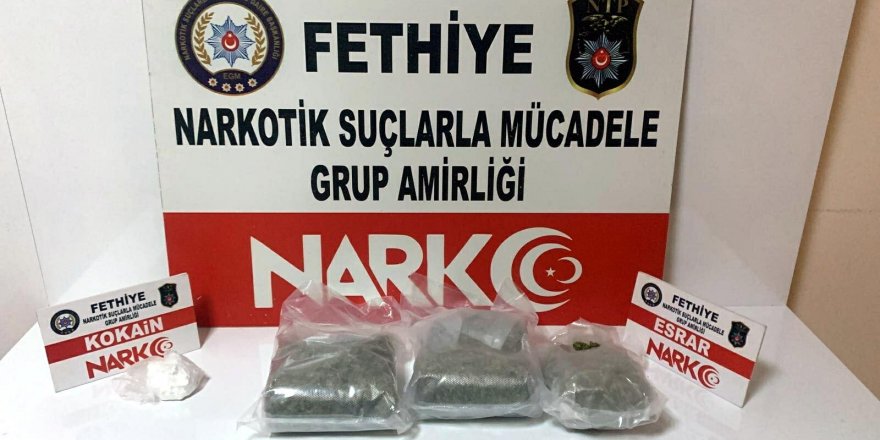 Muğla'da uyuşturucu operasyonu: 5 gözaltı
