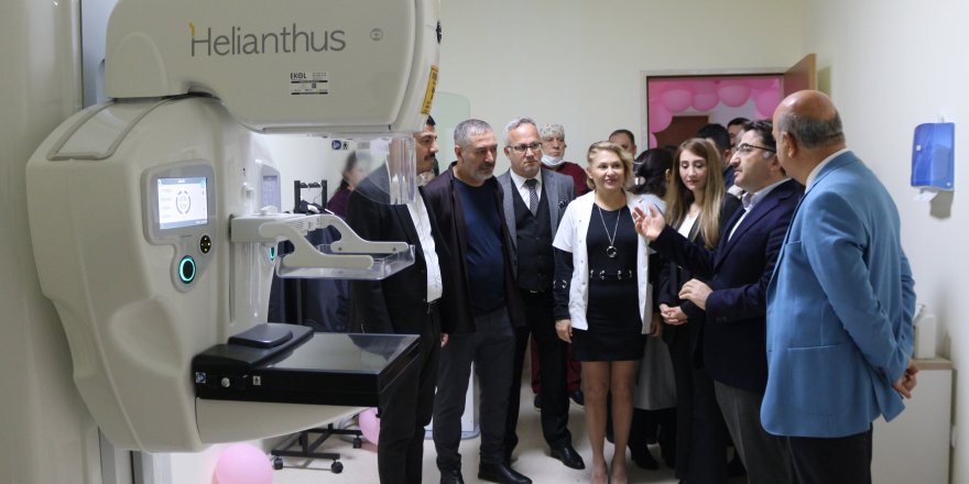 Devlet hastanesinde mamografi cihazı hizmete başladı