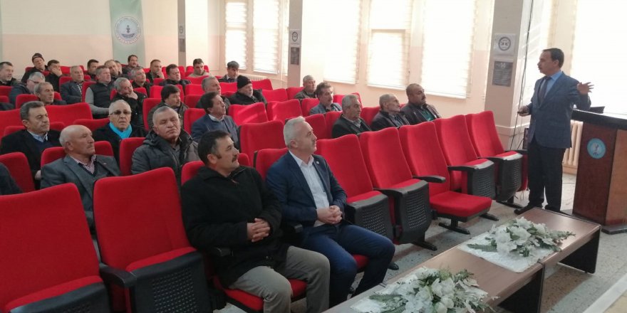 Muhtarlara Aile Okul Eğitim Semineri