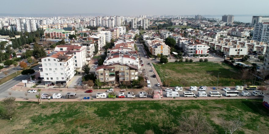 Antalya'da mahalleli- karavancı gerginliği