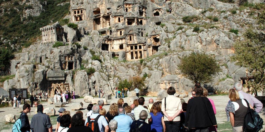 Demre ve Kaş'taki ören yerlerine 22 bin ziyaretçi