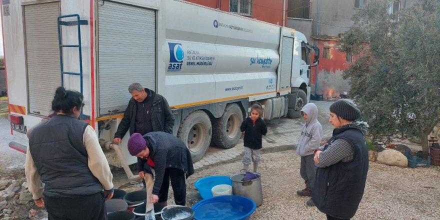 Hatay'da su sorunu cuma bitecek