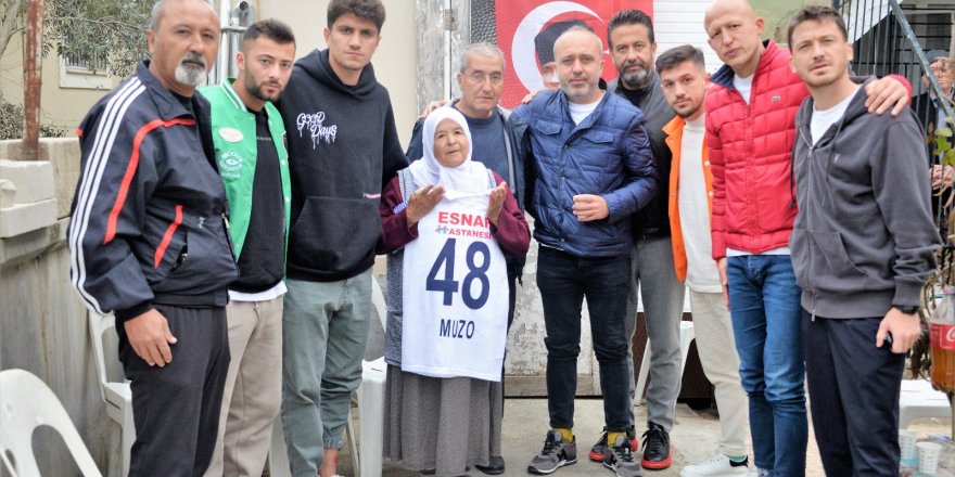 Fethiyespor'dan Kılınç'ın ailesine ziyaret