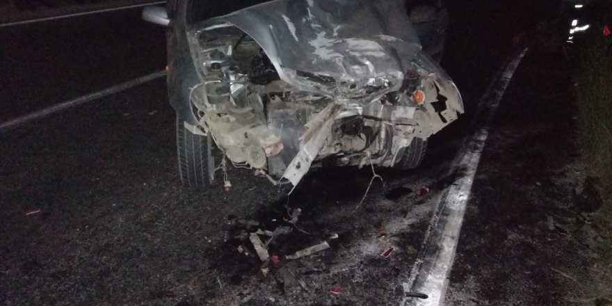 Otomobille çarpışan motosikletteki Tevfik öldü, ağabeyi ağır yaralı